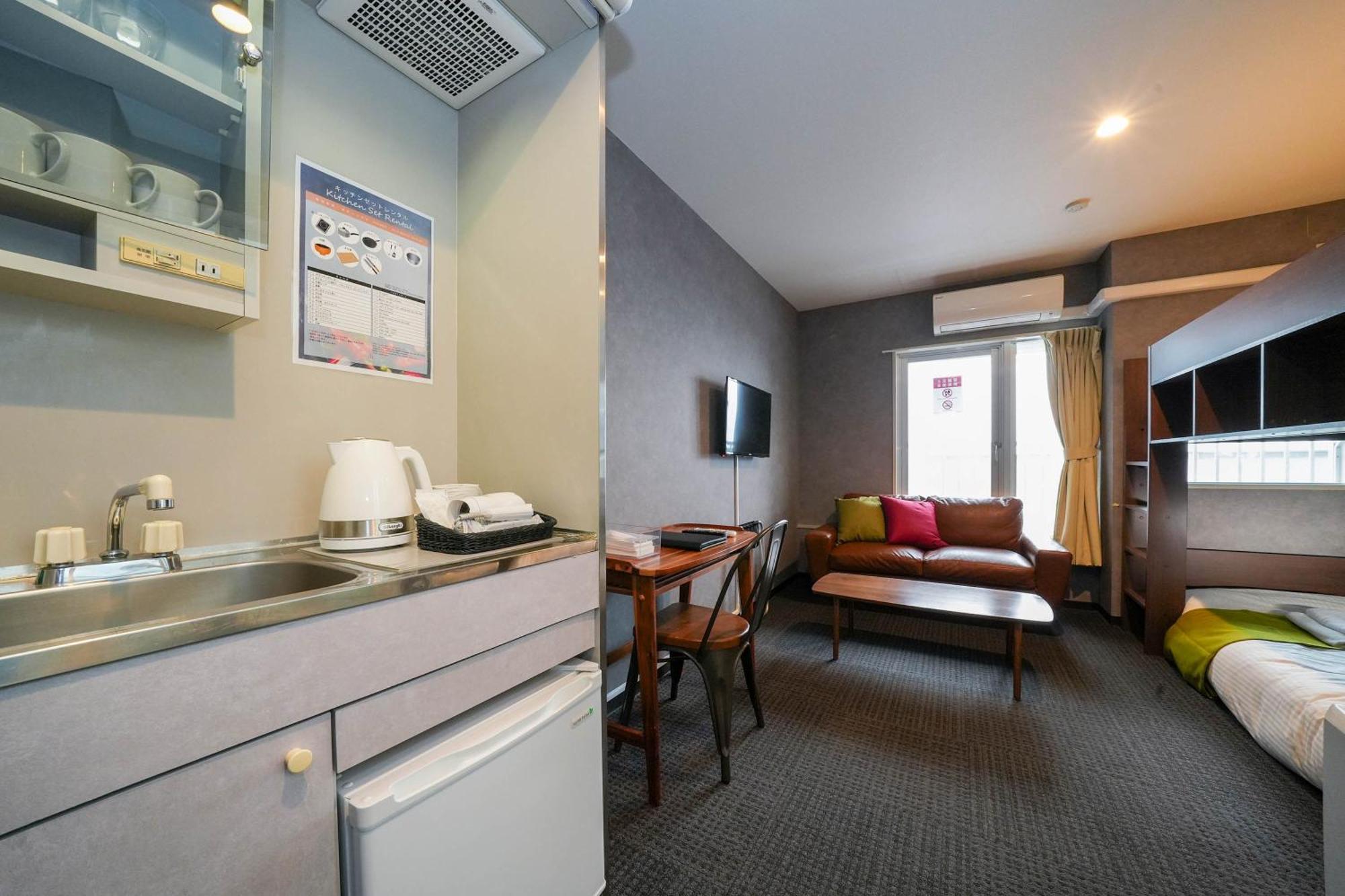 Residence Hotel Stripe Sapporo Buitenkant foto